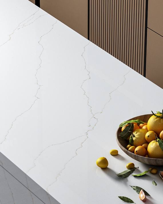 De Beers luxury quartz slab